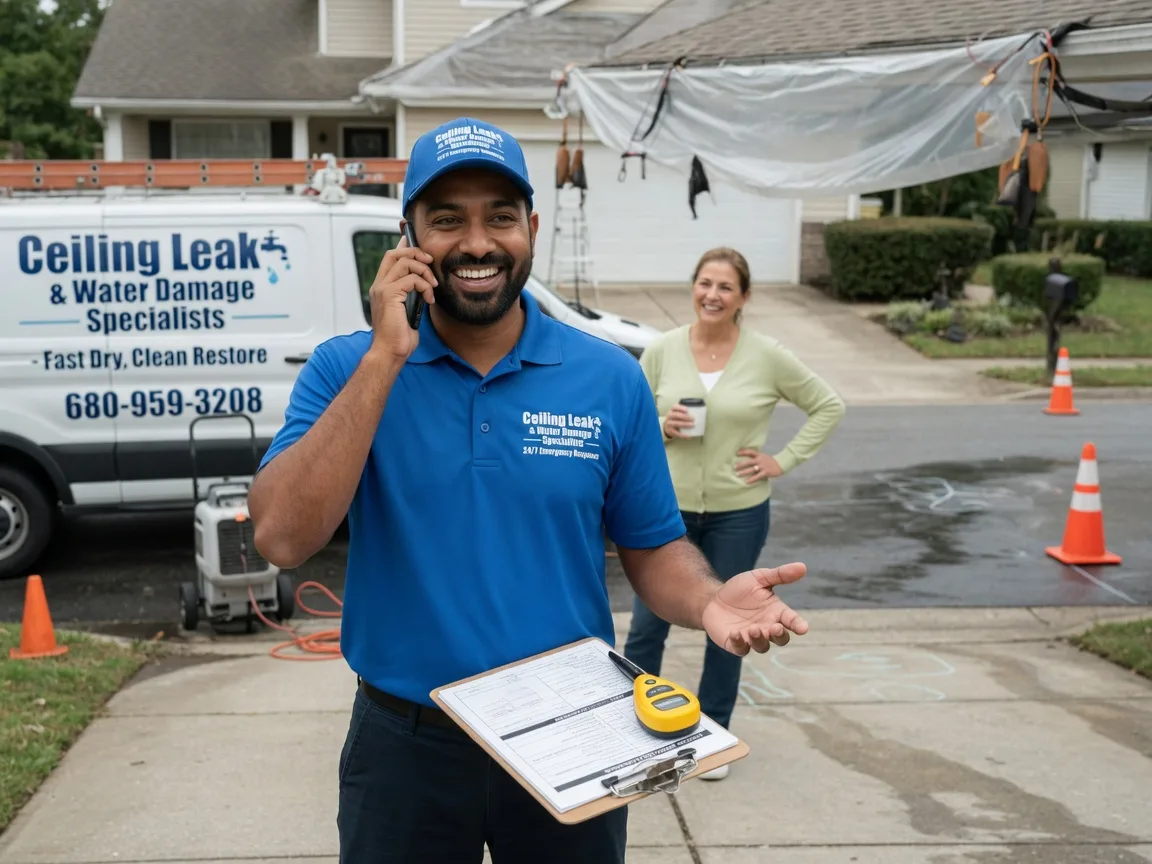 Ceiling Leak Cleanup Continental, OH FAQs